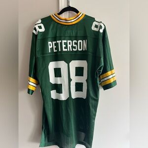 NFL Green and Yellow Green Bay Packers  Jersey -Peterson #98